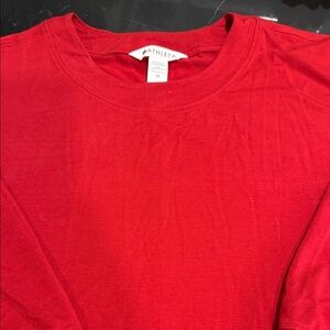 Athleta Bold Red Tunic Top Size M NEVER WORN!